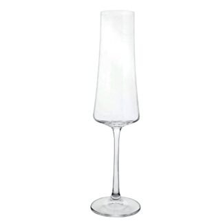 Jogo de 6 tacas para champanhe Xtra em cristal ecologico 210ml A26,5cm