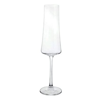 Jogo de 6 tacas para champanhe Xtra em cristal ecologico 210ml A26,5cm