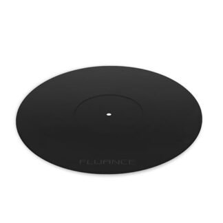 Fluance Tapete para bandeja giratória (borracha preta) – Design de silicone de grau audiófilo durável para toca-discos de vinil (PFHTRP) (Equipamentos)