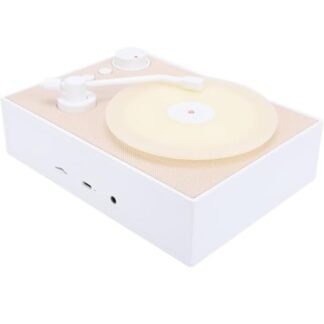 Caixa de Som Sem Fio com Difusor, Formato Toca-discos, 5W, 22 x 17 x 8 cm (Equipamentos)