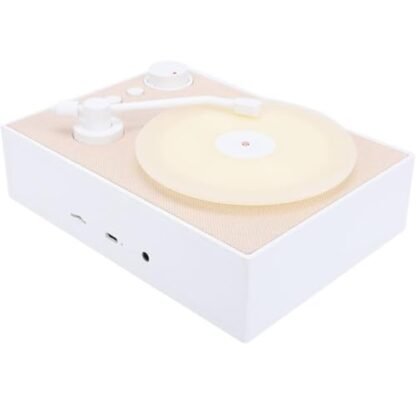 Caixa de Som Sem Fio com Difusor, Formato Toca-discos, 5W, 22 x 17 x 8 cm (Equipamentos)