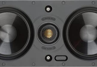 Monitor Audio Caixa acústica trimless W150 Lcr de embutir em gesso arandela Home Theater (un)