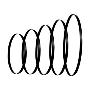 Diferentes especificações: gravador de máquina de fita cassete quadrada, substituição de correia giratória, todos os tipos de toca-discos acionados por correia (Equipamentos)