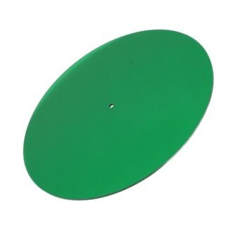 Tapete Giratório de Acrílico, Acessórios de Tapete Acrílico Antiderrapante para Toca-discos Padrão de 12 Polegadas para Reduzir Ruído, Estática e Melhorar a Qualidade do Som (Equipamentos)