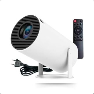 Mini Projetor Portátil Inteligente 4K, WiFi6 5G, Bluetooth 5.0, Rotacionável 180° - Full HD 1080P (Equipamentos)