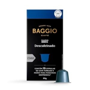 Baggio Café Cápsulas De Café Descafeinado Compatível Com Nespresso Contém 10 Cápsulas