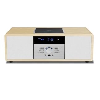 WIITHINK Sistema Estéreo Bluetooth Para Casa Com Cd Player, Sistema De Música Hi-Fi De Madeira Vintage Com Bluetooth, Rádio Fm, Entrada Aux E Usb, Controle Remoto, Rádio Compacto E Aparelho De Som