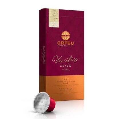 Cápsulas de Café Acauã Orfeu, Compatíveis com Nespresso, Contem 10 cápsulas