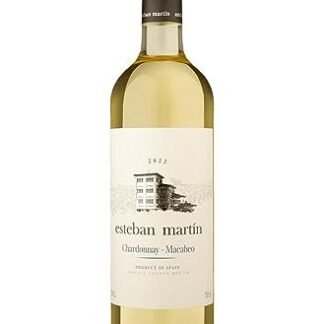 Bodegas Esteban Martin Vinho Branco Esteban Martín D.O.P. Cariñena Chardonnay Macabeo Blanco 750 Ml Chardonnay