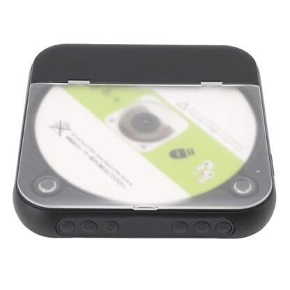 Fockety CD Player Portátil, Bluetooth 5.3 CD Player Com Alto -falantes HIFI Double, Retro Music Player Suporte CD USB Aux Entrada para Exercícios Em Casa Traveling Carro Viagem (Equipamentos)