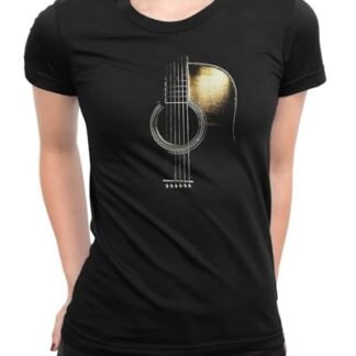 Camiseta Feminina Violão Clássico Camisa De Banda Rock Unissex Blusinha (Camisetas)