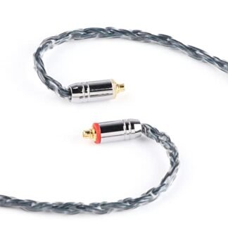 HIFIXAUDIO Tripowin Zonie Cabo IEM, fio de monitor auricular SPC de 3,5 mm, cabo de fone de ouvido HiFi banhado a prata de 16 núcleos, cabos de fone de ouvido de monitor de 1,25 metros para audiófilos (Equipamentos)
