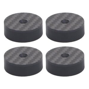 4 Peças de Pés de Isolamento de Alto-falante Almofadas Antivibração,Protetor de Piso Com Ponta de Amortecedor para Amplificador de Subwoofer de Plataforma Giratória de áudio CD DVD (Equipamentos)