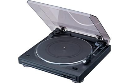 Denon Toca-discos DP-29F totalmente automático, toca-discos analógicos com equalizador de fono RIAA integrado, de braço automatizado, mecanismo de elevação manual, alumínio fundido
