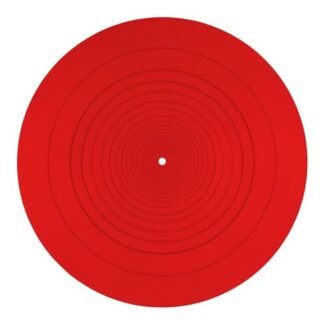 Tapete de prato para toca-discos, tapete giratório de silicone de 30 cm de diâmetro, antiestático, antiderrapante, toca-discos, tapete LP para acessórios de substituição de tapete de disco de vinil (Equipamentos)