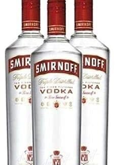 Kit Vodka Smirnoff 998ml 3 unidades