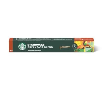 Starbucks Breakfast Blend - Cápsula compatível Nespresso, 1 caixa com 10 cápsulas