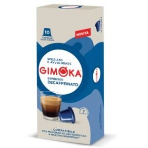 Gimoka Cápsulas De Café Soave Decaffeinatto Compatível Com Nespresso Contém 10 Cápsulas