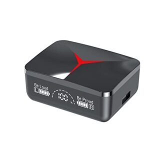POLOO M90 TWS Baixa Latência de Jogos Fone De Ouvido Bluetooth Estéreo Esportes fone de Ouvido Sem Fio Com Display Digital Triplo Tampa Deslizante Caso De Carregamento (Equipamentos)