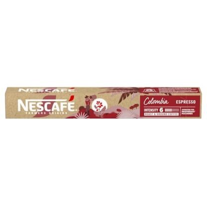 Café em Cápsula Compatível com Nespresso Nescafé Farmers Origins Colombia 10 Cápsulas