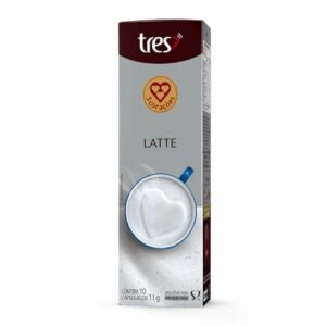 3 Corações Cápsula de Leite, Latte TRES - 10 unidades
