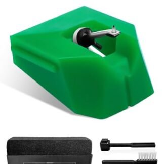 Agulha para toca-discos de atualização para AT-VMN95E Stylus, agulha elíptica para toca-discos de vinil AT-LP120X, agulha de reposição para toca-discos de diamante, caneta de substituição com escova (Equipamentos)