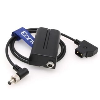 Eonvic NP-F550/F570/970 - Cabo de alimentação DC para Dtap para monitor Atomos SmallHD 702