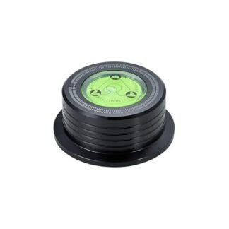 Pailvens Estabilizador de peso com ferramenta integrada de medição de velocidade e nivelamento – liga de alumínio, resistente à corrosão, braçadeira para toca-discos de vinil HiFi Disc LP, preto (Equipamentos)