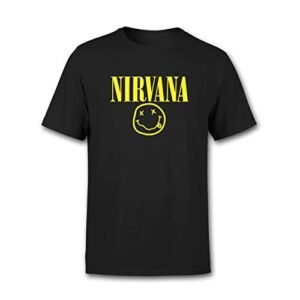 Feth, Camiseta Nirvana - Grunge - Rock Tamanho:M Tradicional (Camisetas)
