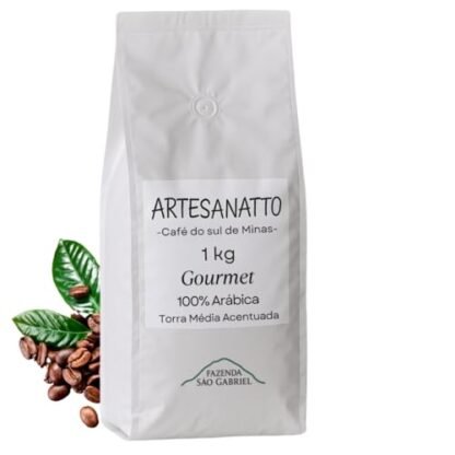Café Gourmet Moído 100% Arábica 1kg Torra Média Acentuada - Cultivo de Altitude no Sul de Minas Guaxupé - Sabor Equilibrado Aroma Envolvente Graos Selecionados