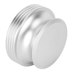 Estabilizador de peso de gravação, melhora a qualidade do som LP toca-discos estabilizador de liga de alumínio portátil redução de vibração para toca-discos (prata) (Equipamentos)