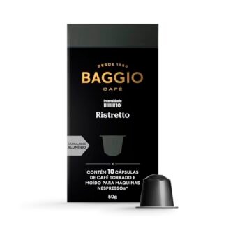Baggio Café Cápsulas De Café Ristretto Compatível Com Nespresso Contém 10 Cápsulas