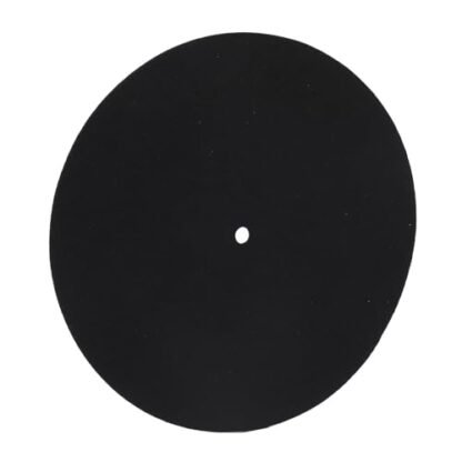 Tapete de lã para Toca-discos, Tapete de lã para Prato de Discos, Leve, Flexível, Evita Deslizamentos, Reduz Solavancos de Gravação, Melhora a Qualidade do Som para Toca-discos (Equipamentos)