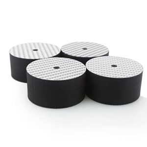 Tertullus 4 peças de fibra de carbono alto-falantes isolamento de áudio almofadas de ponta para toca-discos protetores de chão almofada de amortecimento pés para toca-discos subwoofer etc (40 mm × 20 (Equipamentos)