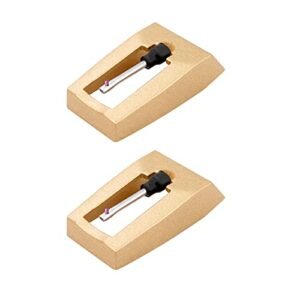 Agulha para toca-discos - Agulha de substituição de diamante para toca-discos de vinil ION Jensen Crosley Victrola Sylvania, fonógrafo LP (Equipamentos)