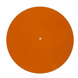 Tapete Giratório de 12 Polegadas e 3 Mm, Tapete de Prato de Registro Antivibração Acrílico, Tapete de Toca-discos Fonógrafo LP, Equipamento de Ajuste Profissional para Melhorar o (Equipamentos)