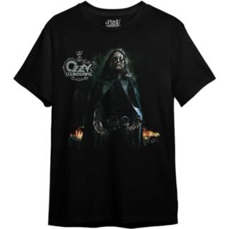 Camiseta Ozzy Osbourne Black Rain (BR, Alfa, M, Regular, Preto) (Camisetas)