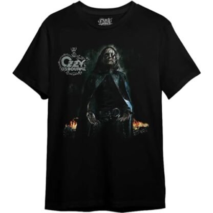 Camiseta Ozzy Osbourne Black Rain (BR, Alfa, M, Regular, Preto) (Camisetas)