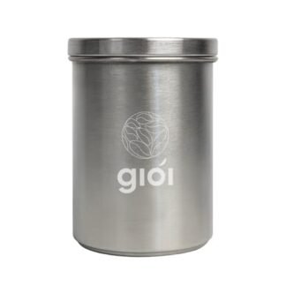 Giói Cafés Especiais - Pote Hermético em Inox, 600ml, Prata, para Café em Grãos ou Moído