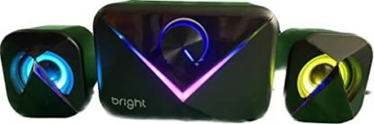 Caixa De Som P/Computador Speaker Mult Rgb Usb 5V-50W Pt 110736 (Equipamentos)