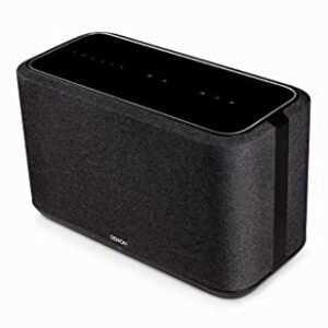 Denon Alto-falante inteligente sem fio Home 350 – som estéreo potente, Wi-Fi e Bluetooth, HEOS integrado, Alexa integrada, Siri e AirPlay 2, Spotify Connect, suporte para várias salas, preto (Equipamentos)