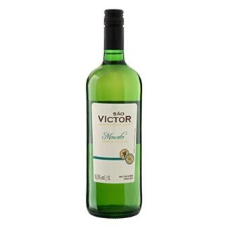 Vinho Fino De Mesa Branco Seco Moscato Sao Victor 1Lt