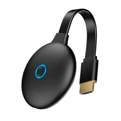 Genérico Transmissor de Vídeo HDMI Sem Fio Full HD Espelhamento de Tela e Jogos - Preto
