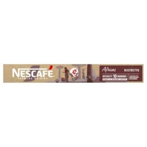 Café em Cápsula Nescafé Farmers Origins Africas - compatível com máquina Nespresso, 10 cápsulas 44g