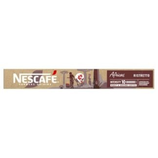 Café em Cápsula Nescafé Farmers Origins Africas - compatível com máquina Nespresso, 10 cápsulas 44g