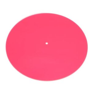 Tapete para Toca-discos, Tapete para Toca-discos de Acrílico, Prato de Gravação, Tapete Protetor para Toca-discos, Reduz o Ruído, Melhor Qualidade de Som, Anti-estático para LP (Equipamentos)