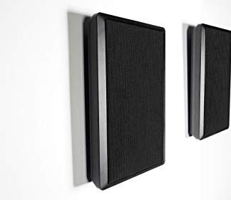 Par de alto-falantes de parede para restaurante comercial Rockville Rock Slim 70B preto 13,3 cm 70 V (Equipamentos)