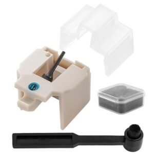 Agulha para toca-discos ATN3600L Diamond, Agulhas cônicas para toca-discos de substituição para Audio-Technica AT-LP60 AT-LP60USB Stylus para toca-discos com escova para toca-discos e capa Stylus (Equipamentos)