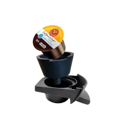 Adaptador Cápsulas Três Corações para Máquinas Cafeteira Dolce Gusto Café Preto