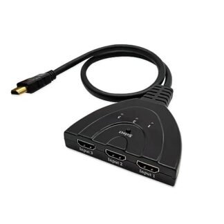 Adaptador Hub HDMI 3 em 1 para TVs Monitores e Equipamentos